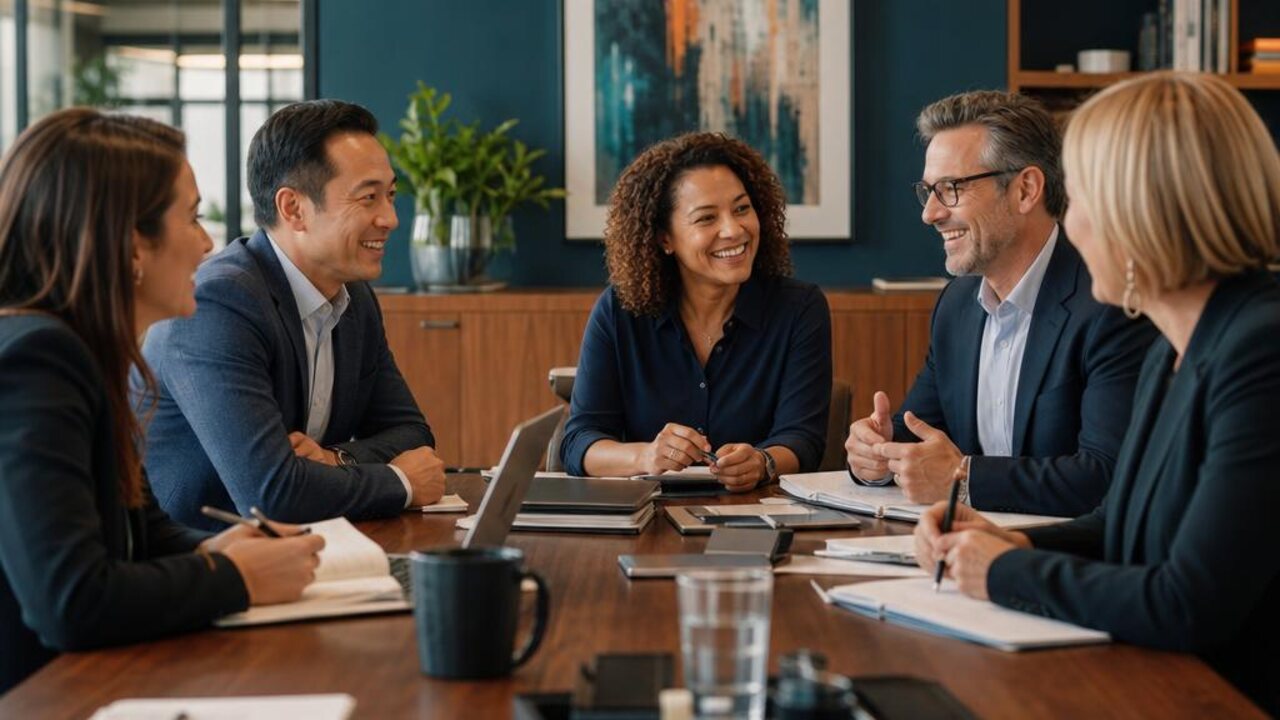 Welcoming law firm colleagues using a practical process for how to build a predictable law firm marketing plan