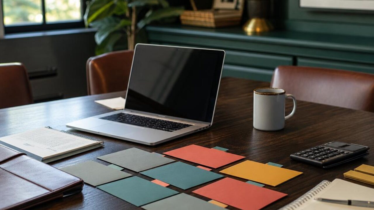 Approachable small law firm team actively working together on how to create a law firm budget you will actually use
