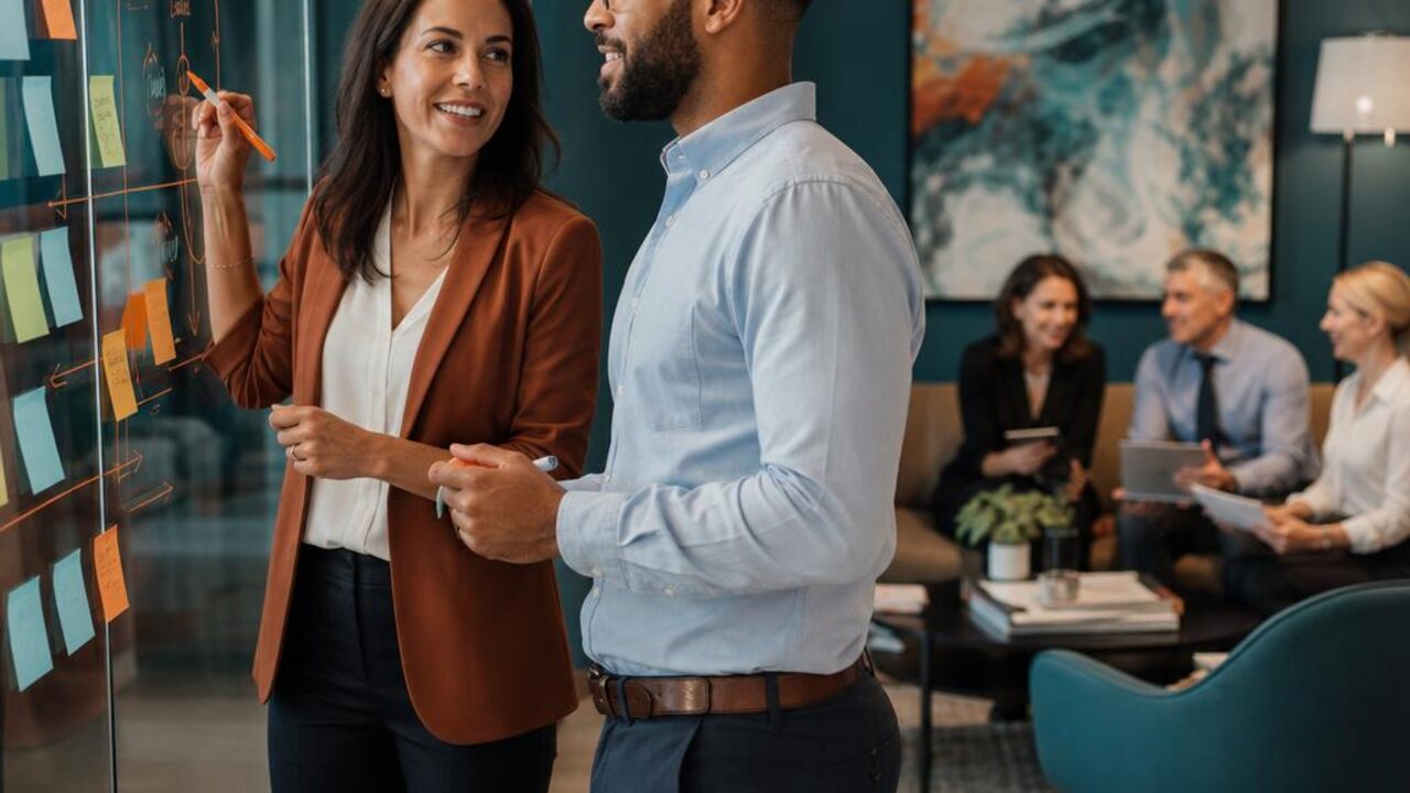 Approachable small law firm team actively working together on how to grow a law firm without working more hours