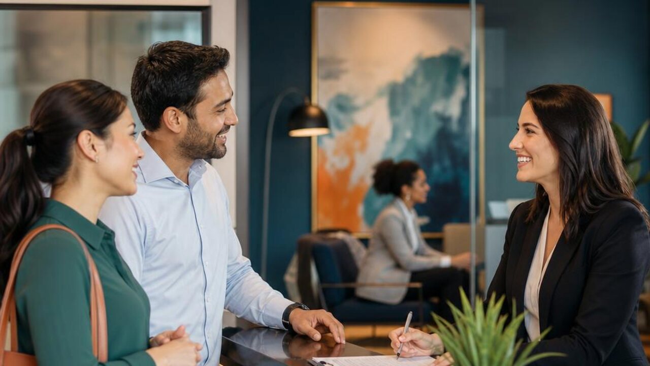 Welcoming law firm colleagues using a practical process for how to hire good employees for your law firm